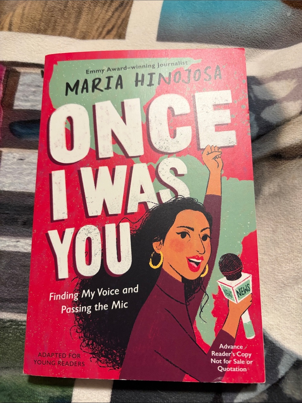 Once I Was You by Maria Hinojosa - Red & Teal Cover